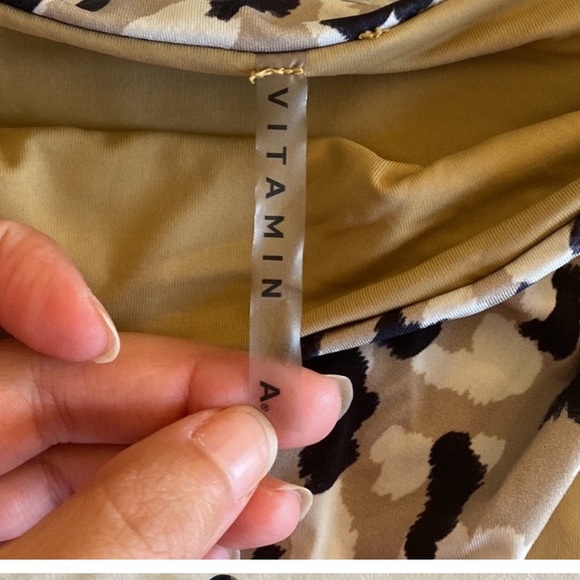 Vitamin A reversible bikini leopard print XS - Picture 5 of 8